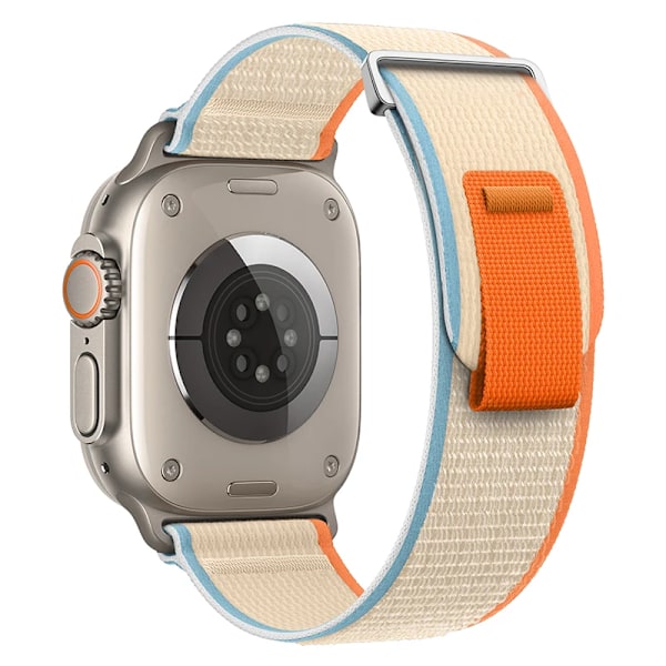 Trail Loop rem til Apple Watch Band 44mm 40mm 45mm 41mm 42 44 45 mm Sportsarmbånd iwatch Ultra 2 49mm serie 9 8 se 7 6 5 4 3 Mælkehvid 06 Milky white 06 41mm 40mm 38mm