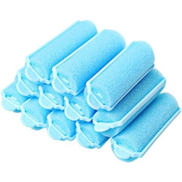 Hår Curlers, 10 stk. Bløde Svampecurlers til Hårstyling, Skum Curlers til Krøller, DIY Værktøj til Krøller derhjemme (Tilfældig Farve)