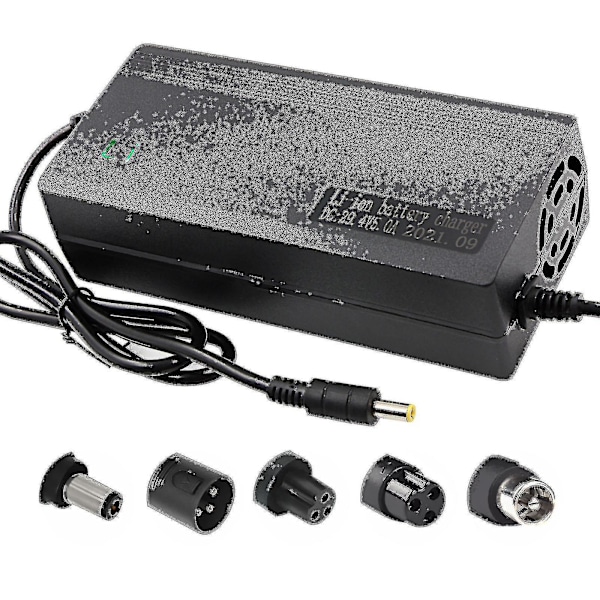 29.4v 42v 54.6v 58.8v 67.2v 84v 96.6v Li-ion Batteriladdare Multifunktionell 2a 5a Med Kylfläkt 24v 36v 48v 51v 60v 72v DC-kontakt Europeisk Standard