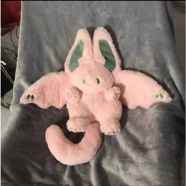 Flygande Kanin Söt Plyschleksak Docka Kanin Sovkudde Docka Trasdocka pink