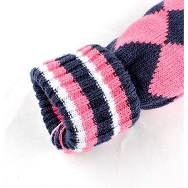 Golf-neulepäähineet Pom Pom Sock -suojat