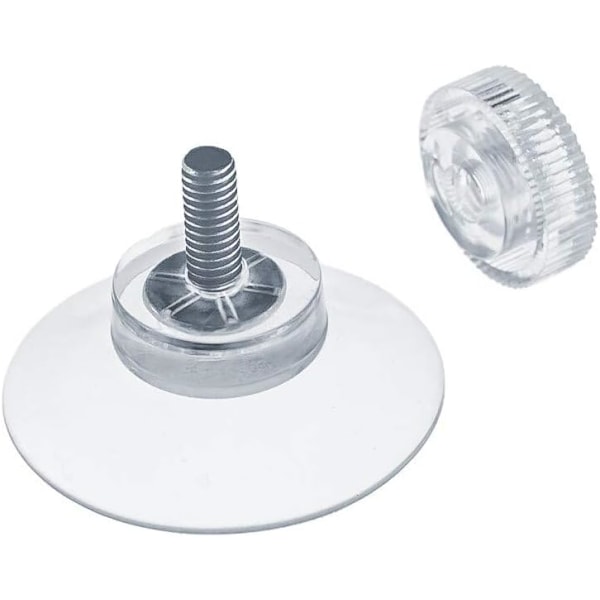 Sugproppar Ø 30 mm med M4x10 mm gänga med räfflad mutter
