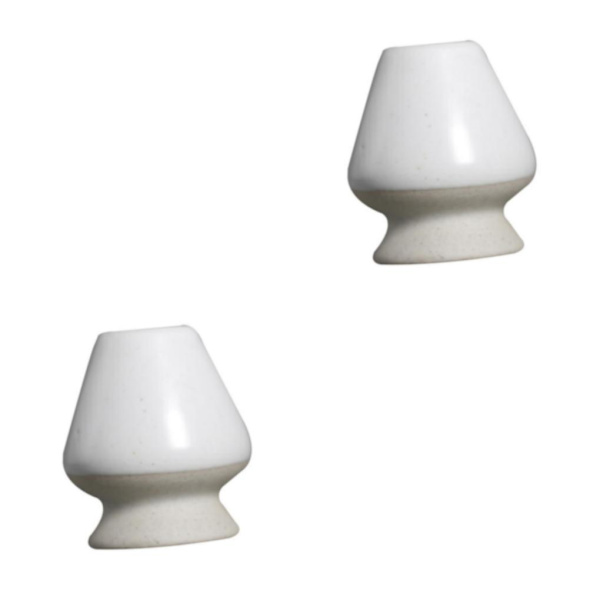 1/2/3 Handgjord Matcha Vispställ Te-ceremoni Teset för Vit 6 x 7cm 2S 2Sets White 6 x 7cm