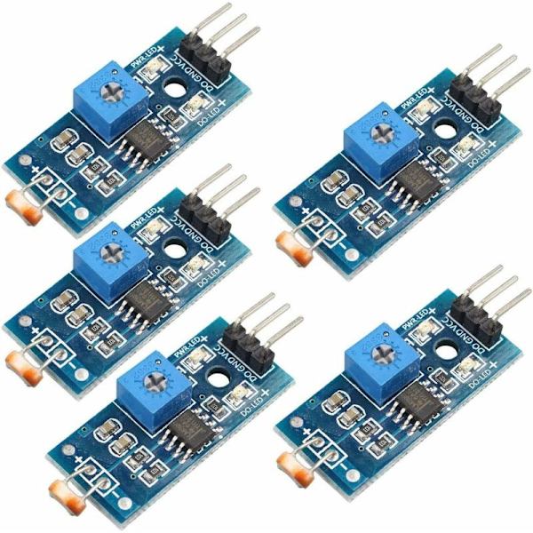 5st Digital Ljusintensitets Sensor Modul Fotoresistor Fotoresistor