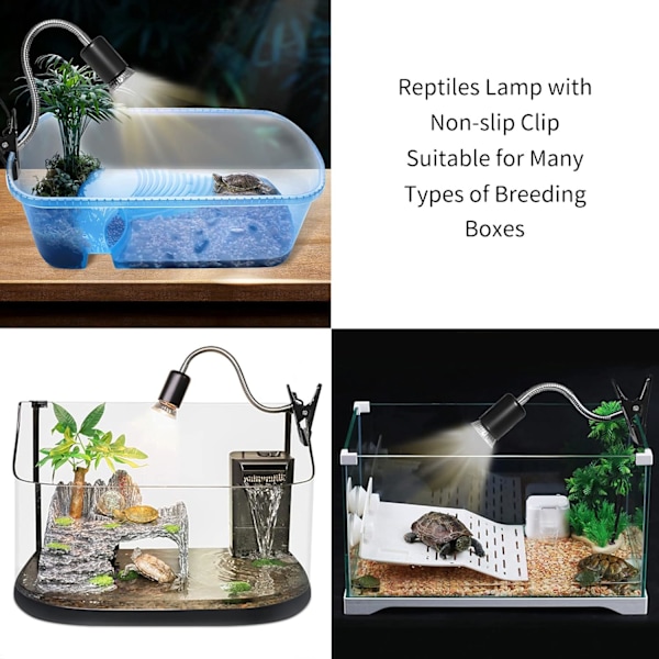 UVA UVB lamper 25W og 50W, reptil lampe Opvarmet skildpadde lampe