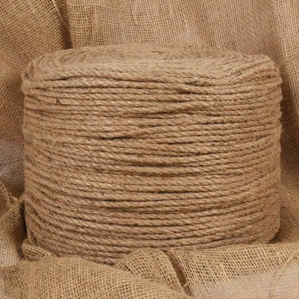 vidaXL Jute Reb 100 m Lang 6 mm Tyk 2630
