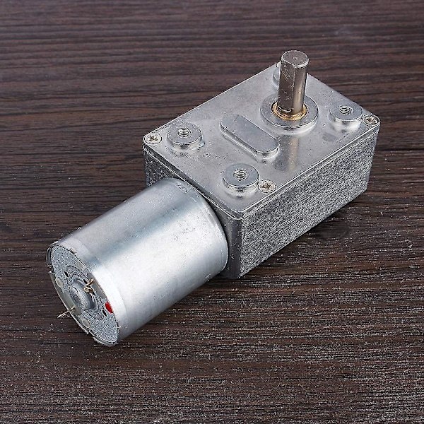 DC 12V Elektrisk Motor Reversibel Reducerings Turbin Hög Vridmoment Maskhjulsgärrlåda (40rpm)
