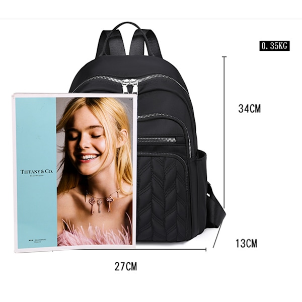 Skulderveske for damer, trendy mote, personlig, hundrevis av lommer, mini, liten, fresh ryggsekk, student, skoleveske