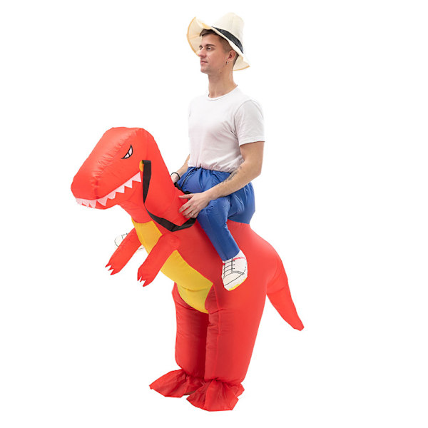 Halloween Dinosaur Partykostyme, Morsom Oppblåsbar Dukke, Juleforestilling, Festivalantrekk, Cosplay ed Medium (135-150CM)