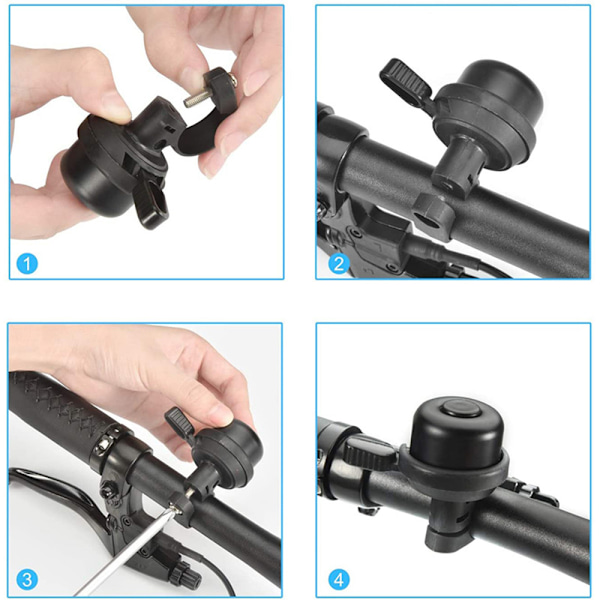 AirBell® pyöränkello Apple AirTagille | Kiinnitys piilotettu kelloon | Pyörävarkauksien esto | Sisältää työkalut