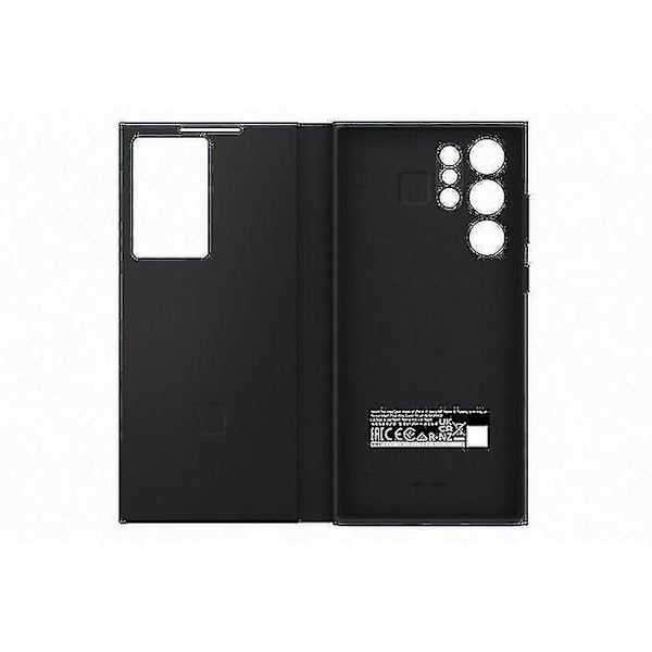 Samsung Galaxy S22 Ultra Officielt Cover - Smart Clear View Cover - Sort