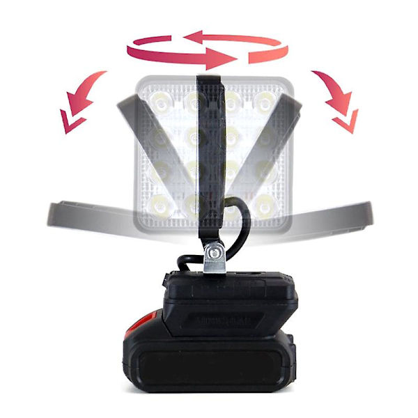 Til Bosch 18v Li-ion Batteri LED Arbejdslampe 3/4 Tommer Lommelygte Forlygte【mo】 6inch