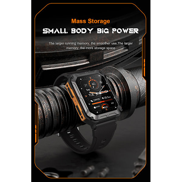 Ny C20pro Bluetooth Samtal Smart Klocka Utomhus Tre Säker Sport
