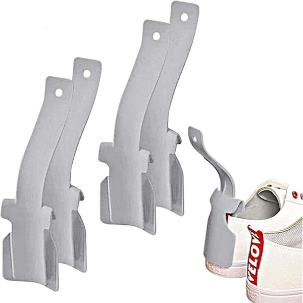 stk Lazy Shoes Helper, Nyeste Skohorn, Hjelp til å ta på sko, Grå