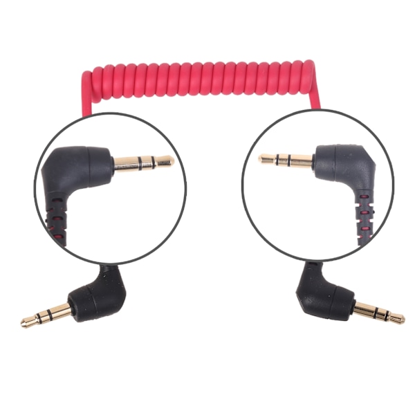 Pålitlig mikrofonkabel 3,5 mm TRS till TRS adapterkabel för Rode SC2 mikrofon
