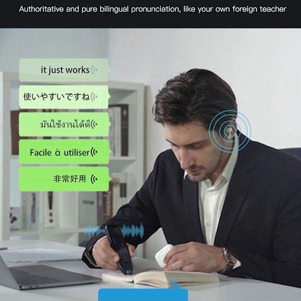 Smart Scan Oversættelsespen Text Reading Pen 116 Sprog Oversættelsesenhed Ny