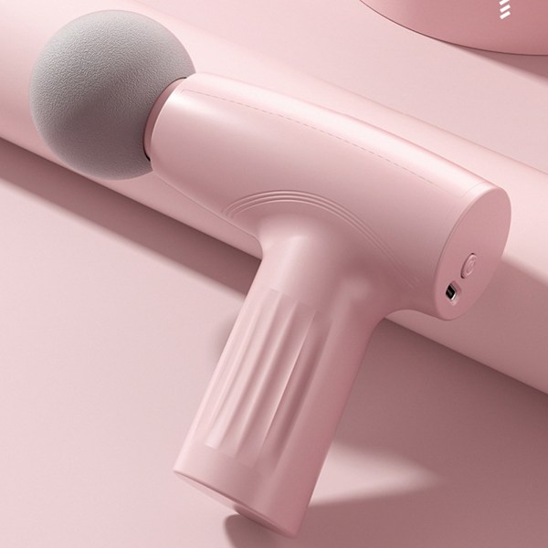 Mini Kannettava Fascia Lihashierontalaite USB-lataus Lihasten rentoutukseen kivunlievitykseen White