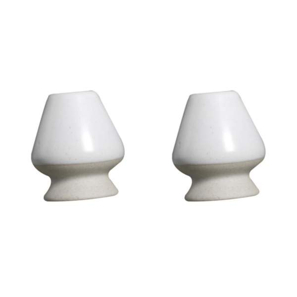 1/2/3 Handgjord Matcha Vispställ Te-ceremoni Teset för Vit 6 x 7cm 2S 2Sets White 6 x 7cm