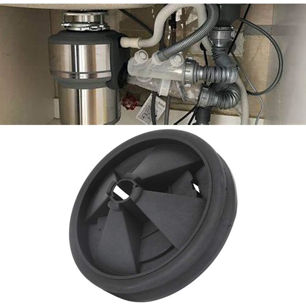 2 st Silikon Stänkskydd för Avfallskvarn Passar InSinkErator 87mm Ytterdiameter Förpackning Avfallssortering Avfallskvarn Ersättning