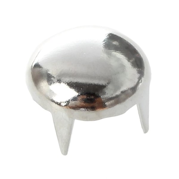 200X kobber 8mm Sølv Rund Kon nagle punk dekorasjon nagle sølv