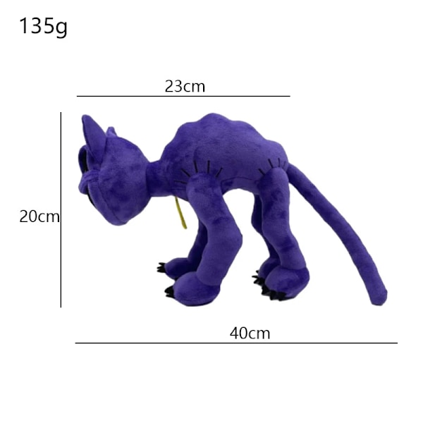 Ihana Catnap-pehmolelu Virallinen Smiling Critters -pehmoleluhirviöhahmo Nuken Catnap ja Dogday -pehmolelu Täytetty eläinlelu Lahja lapsille PURPLE