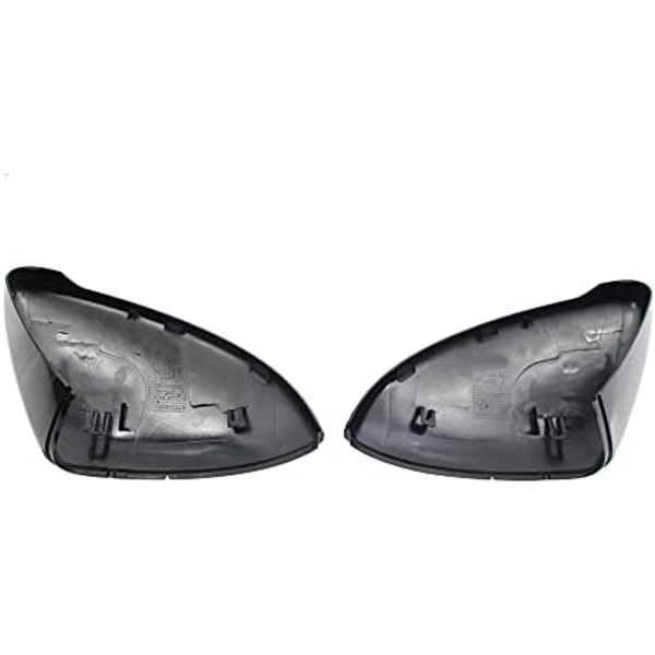 Kompatibel med Golf 7 Mk7 7.5 Gtd RL E-Golf Sidospegelskydd 2013-2017 Blank Svart