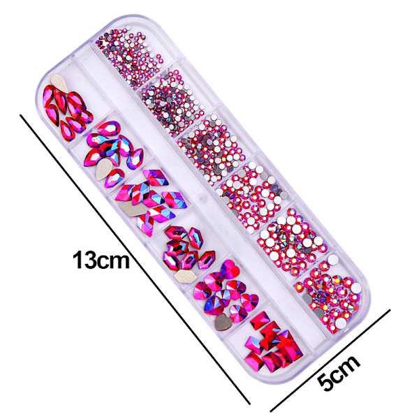 Negle Rhinestones Krystaller Perler Multi Form Størrelse Negle Perler, til Negle DIY Håndværk Smykker