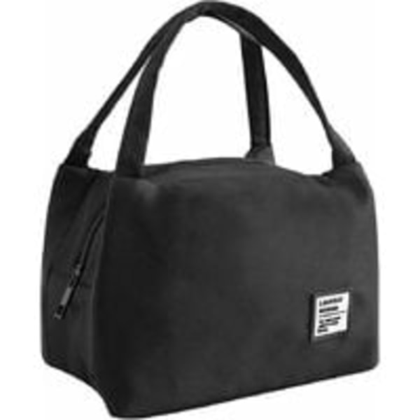 Isolerad Lunchväska, Bärbar Isolerad Lunchväska Lunchväska Picknick Matväska Isolerad Vattentät Canvas Tote för Kvinnor Män Picknick Skola