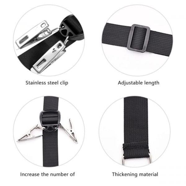 1 stk. Vægmonteret Baseball Cap Holder 20 Clips Bærbar Hat Opbevaring