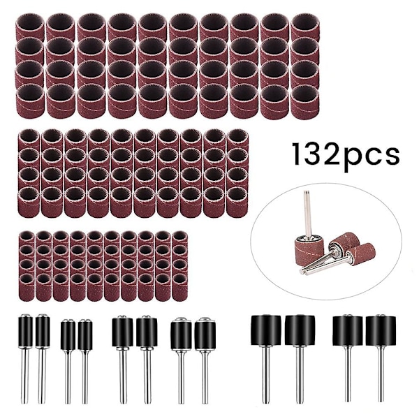 132-delad uppsättning för Dremel roterande borrverktyg