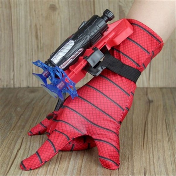 Nya Spider-Man Leksaker Plast Cosplay Spiderman Handske Launcher{DH}