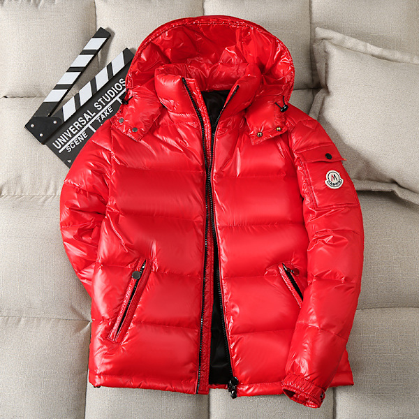 jus leather winter jacket men women waterproof warm coat red red