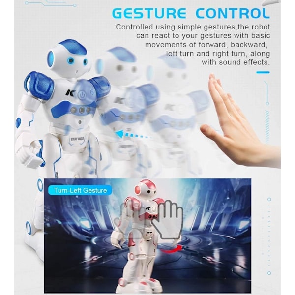 RC Robotleke med Gestkontroll, Fjernkontroll, Programmerbar - Robotleke for Barn 6+ År, Bursdagsgave【DH】