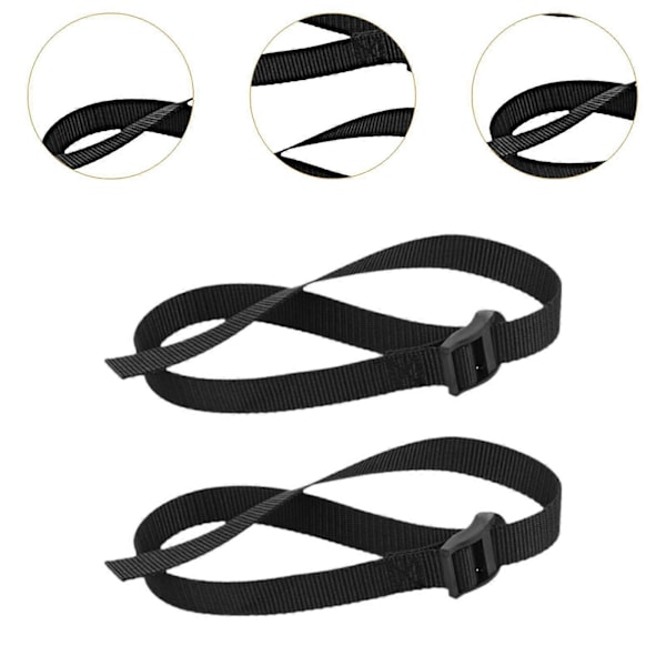 2x Fotremmar för Roddmaskin Portabla Universella Lätta att Installera Tillbehör