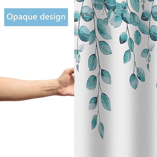 Dusjforheng 180x200CM vanntett polyester stoff dusjforheng maskinvaskbar