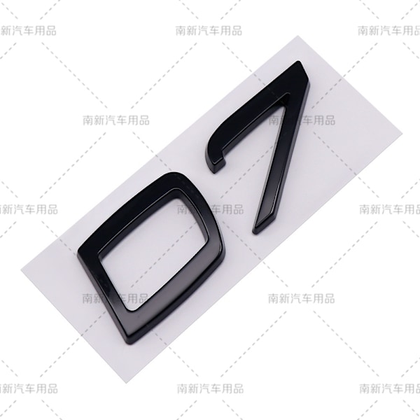 D2 D3 D4 D5 D6 D7 D8 merke egnet for Volvo modifisert bilvolum bak digital engelsk[DH] D7-Black