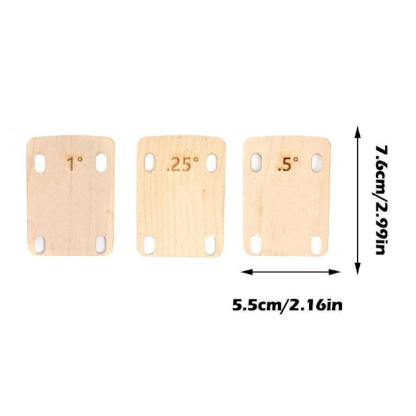 pcs gitarrhals shims elgitarr reservdelar