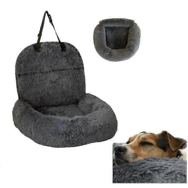 Beskyttende hundeseng for bil, beroligende hundeseng for bil, vaskbart hundesetetrekk - Størrelse M