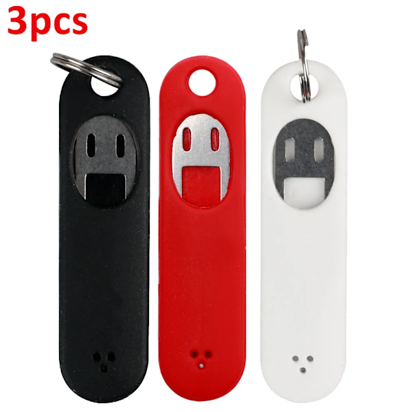 Pieces Anti-Lost Sim-kort Utmatningsstift Nål med Förvaringsfodral Universal Mobiltelefon Stål Utmatare Stift SIM-kort Ficköppnare Nyckelring