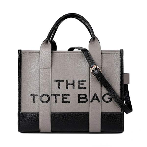 2024 Ny Dam Tote Väska, Trendig PU Läder Handväska, Handväska med Topphandtag, Casual Crossbody Väska Khaki Khaki (30cm<Max Length<50cm)