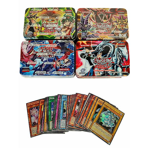 Klassiska Game King Engelska Spelkort Tecknade Kort Utrikeshandel Yugioh Kort Järnbox Game King Kort