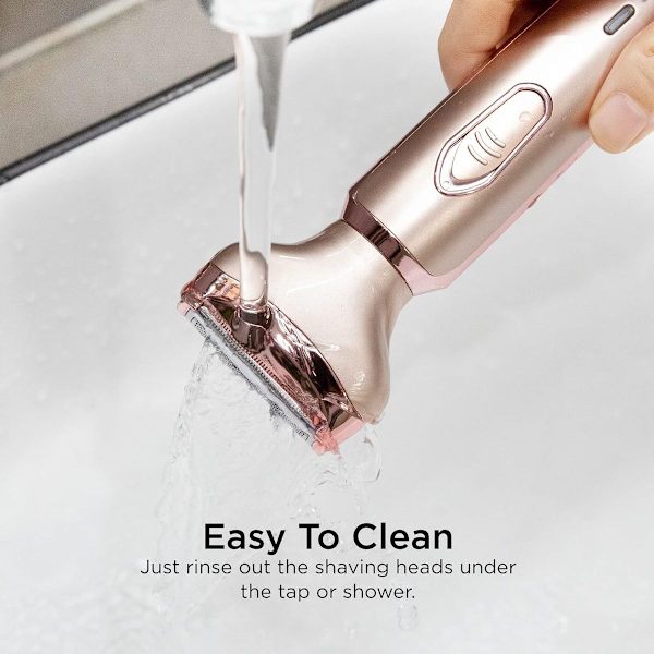 Sähköinen parranajokone naisille 2-in-1 Lady Razor Kannettava Ladattava KLB