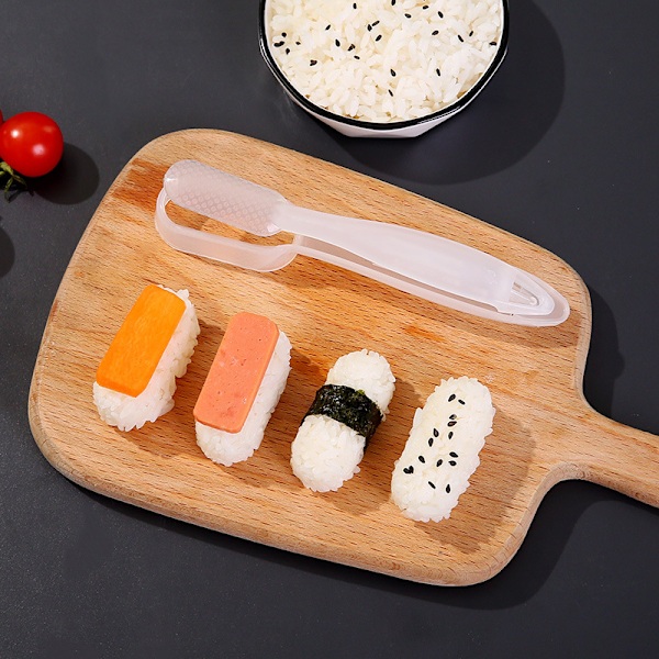 Sushi Form 2-Pack Kök Bento Sushi Onigiri Form Verktyg Fyrkantig Risboll Onigiri Form DIY Köksredskap för Restauranger Hemlagning Camping