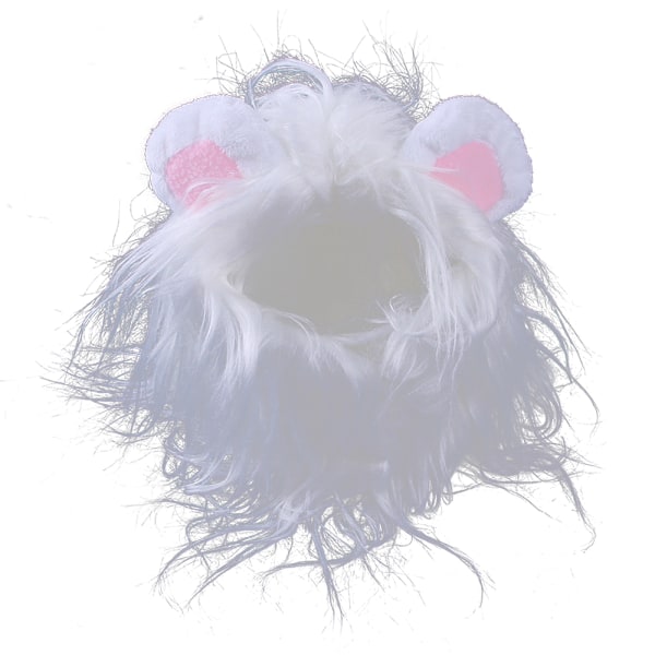 Lion Man Wig Pet Costumes Hat for Halloween Christmas Dress Up