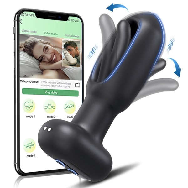 Anal Butt Plug Prostata Massager för Män Kvinnor Anal Vibrator Prostata Stimulator