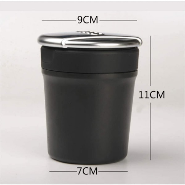 1 kpl auton tuhkakuppi Audi A4 A6 Q5 A3 A5 Q3 Q7 C7A7 -malleille