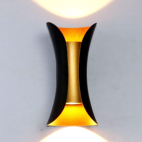Kreativ moderne vegglampe LED vegglampe vanntett IP65 aluminium