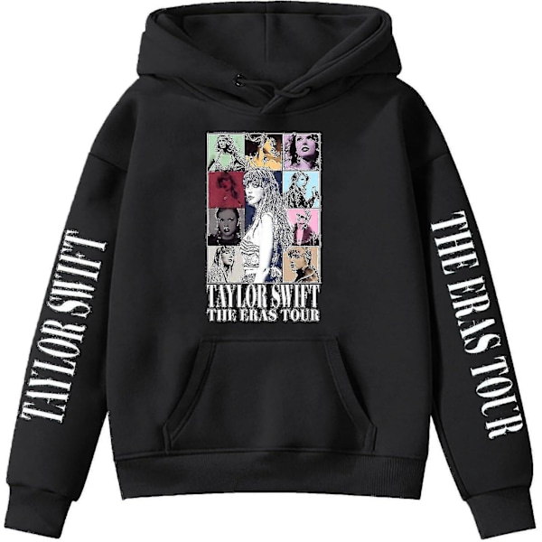 Flickor Hoodies 1989 Casual Taylor Sweatshirt Barn Killar Swifts Tröja Huvtröja Konsert Outfit För 4-14 År 01 Svart 01 black 8 to 9 Years