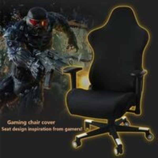 Gamingstolsskydd - Skydd 4 delar/ Set Gamingstolsskydd med armstödsöverdrag/ Stolsryggskydd/ Överdrag, Överdrag