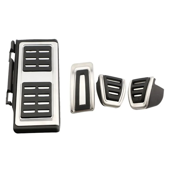 Pedaldeksel i rustfritt stål for Volkswagen VW Golf 7 8 GTi MK7 Polo A05 Passat B8 Skoda Kodiaq Rapid Octavia